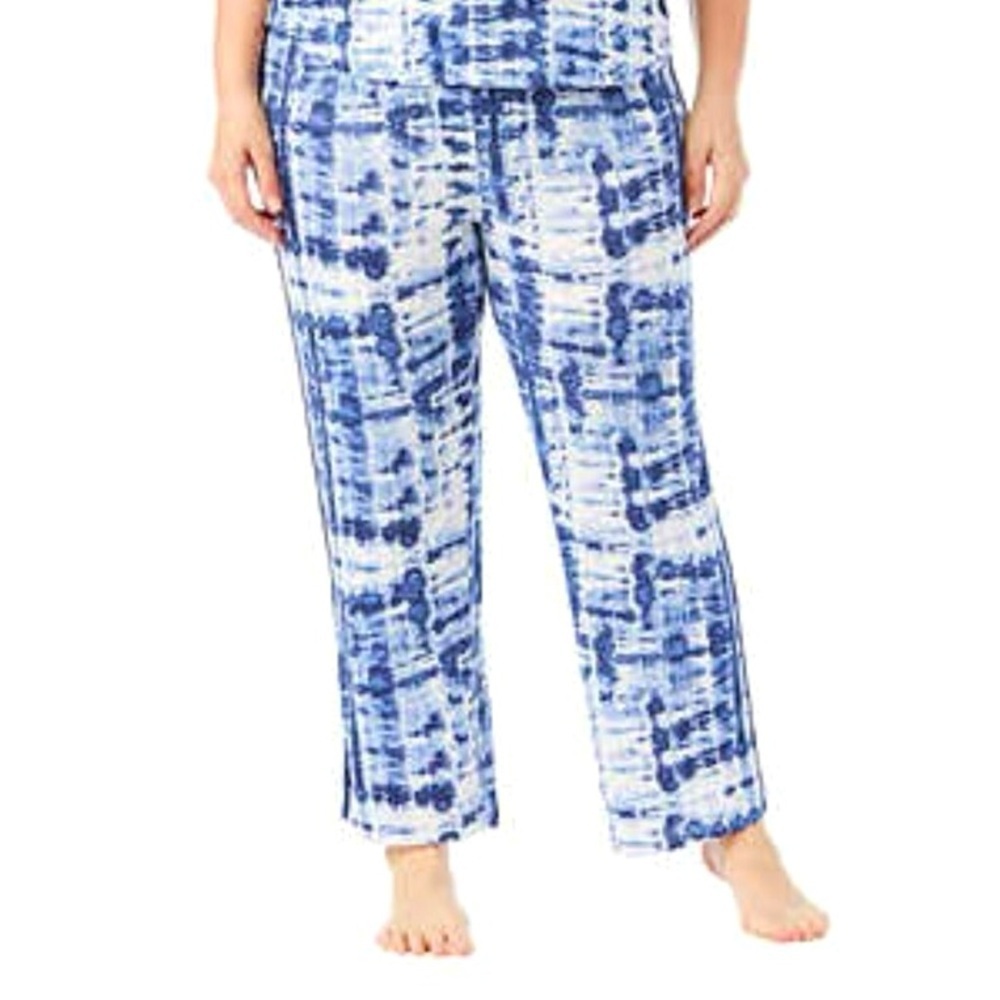 Lucky Brand Blue Tie-Dye Pajama Pants